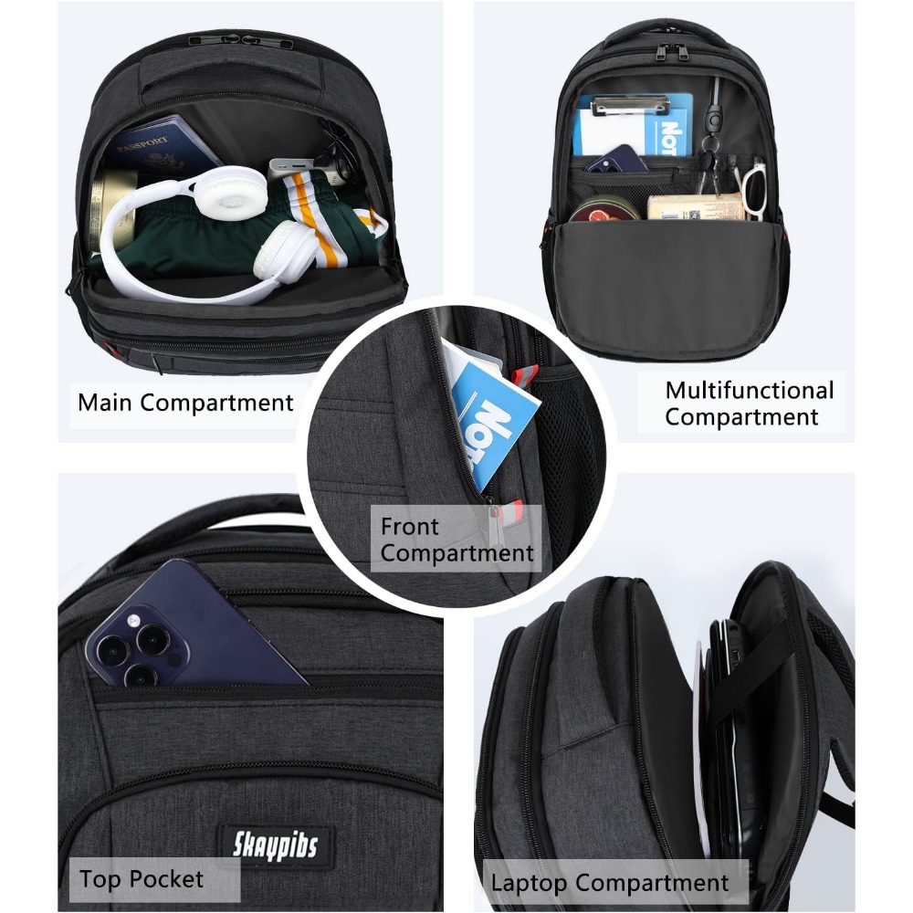 Men's School Backpack for Teen - Laptop Backpack 15.6 recension och pris